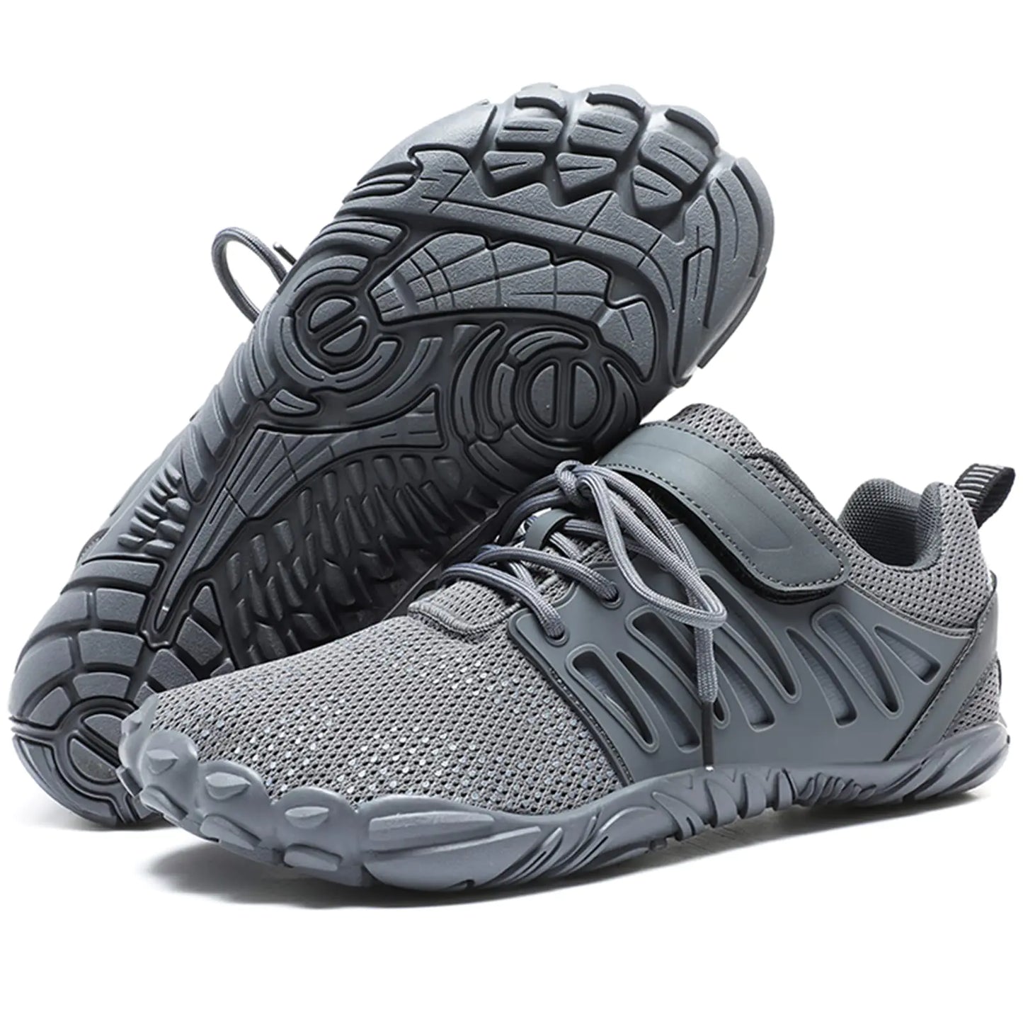 Barefoot Shoes Men Zero Drop Toe Shoes 12.5 Grey Athletic